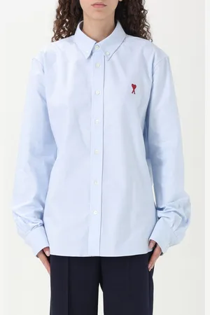 Ami Camicia classica in popeline di cotone