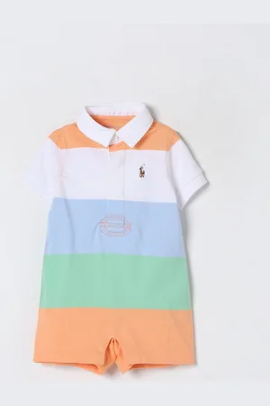Ralph Lauren Tuta corta in cotone a righe