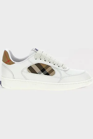 Burberry Sneakers Terrace in pelle e cotone spalmato