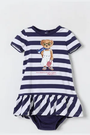 Ralph Lauren Abito in cotone a righe Bear