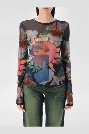 OUR LEGACY Top in jersey stampato