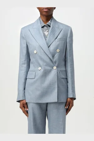 ELEVENTY Blazer a doppiopetto in misto lino