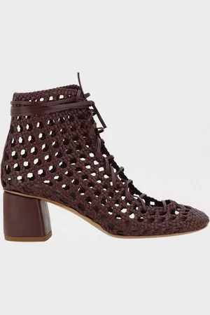 FORTE FORTE Stivaletto in pelle intrecciata