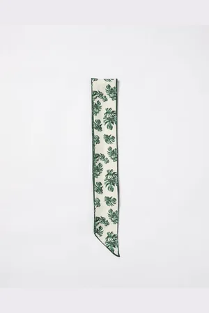 RAQUEL DINIZ Bandeau in seta con stampa floreale