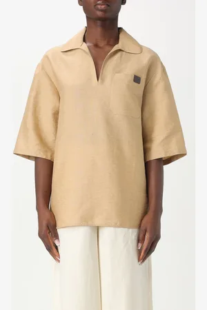 Max Mara Camicia a polo in tela di lino