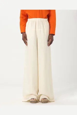 Max Mara Pantalone in misto seta