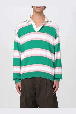 Roberto Collina Polo in cotone a righe