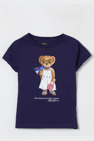 Ralph Lauren T-shirt Bear in cotone
