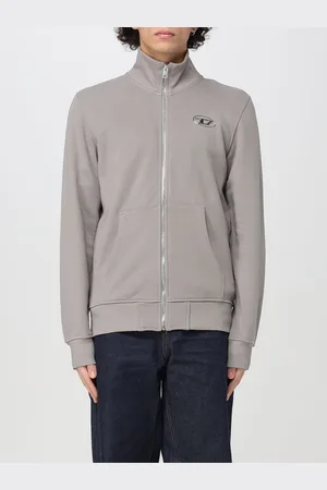 Diesel Felpa con zip Oval D in cotone