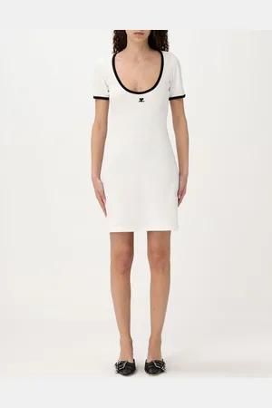 Courrèges Abito mini in cotone