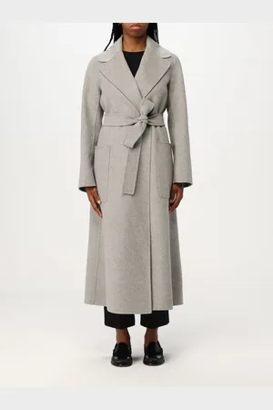 Max Mara Cappotto a vestaglia in lana vergine