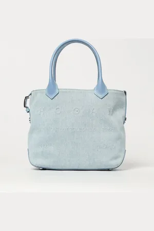 Hogan Borsa Script Medium in di cotone e pelle