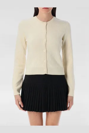Marine Serre Cardigan a girocollo con logo