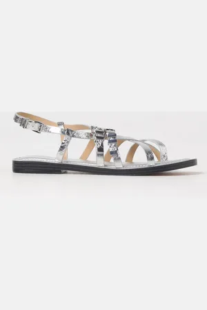 Michael Kors Sandalo in pelle a grana laminata