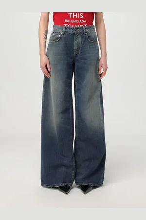 Balenciaga Jeans a zampa in denim
