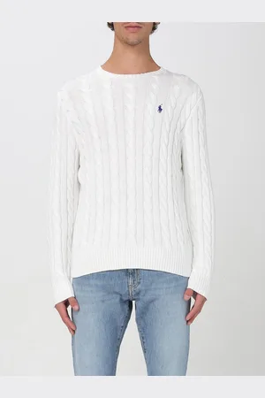 Ralph Lauren Maglia a girocollo in cotone a trecce