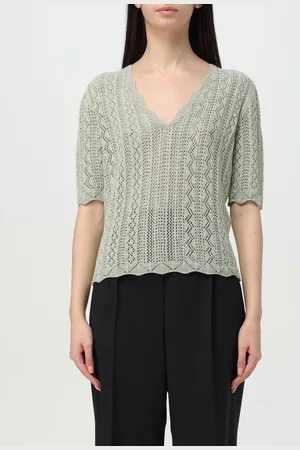 Twin-Set Maglia a v in misto viscosa