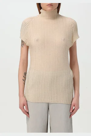 Issey Miyake Blusa in crêpe