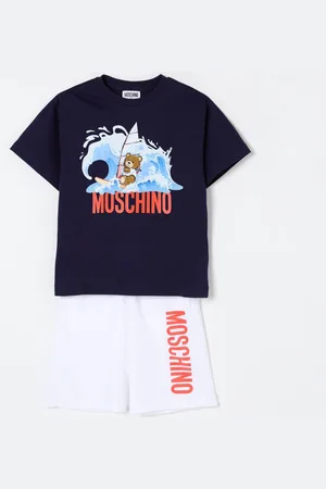 Moschino Coordinato t-shirt + pantaloncino in cotone