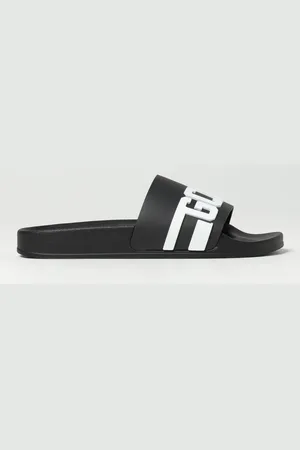 GCDS Sliders in gomma con logo