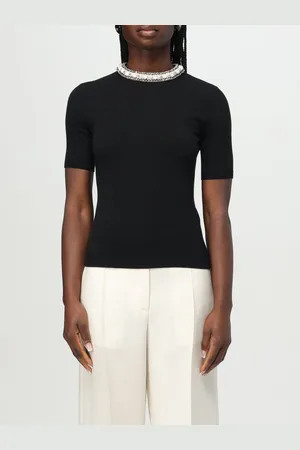 VALENTINO Maglia in lana vergine con collo gioiello