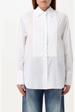 Aspesi Camicia classica in cotone con plastron