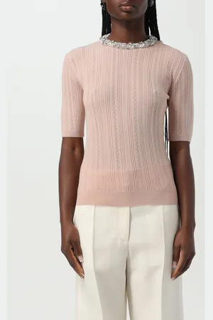 VALENTINO Maglia in lana vergine con collo gioiello