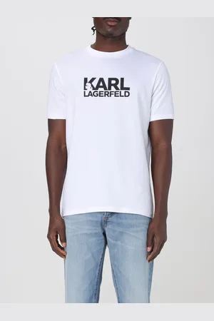 Karl Lagerfeld T-shirt in cotone con stampa logo