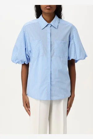Kaos Camicia in misto cotone a righe