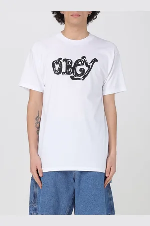 Obey T-shirt basic in cotone con logo