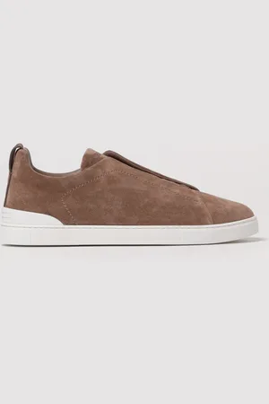 Ermenegildo Zegna Sneakers Triple Stitch in camoscio