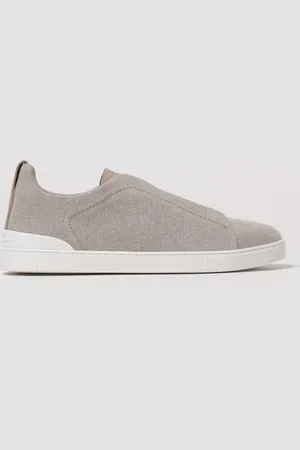 Ermenegildo Zegna Sneakers Triple Stitch in cotone e lino