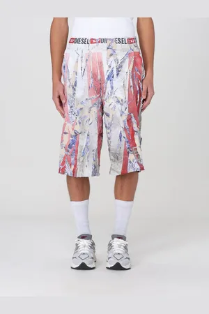 Diesel Pantaloncino in tessuto tecnico stampato