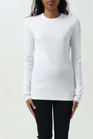 Totême T-shirt basic in cotone organico a costine