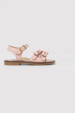 Elisabetta Franchi Sandalo in pelle con fiocchi