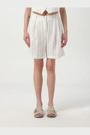 Kaos Pantaloncino in misto lino a righe