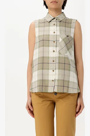 Barbour Camicia in misto lino check