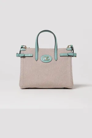 VALENTINO GARAVANI Borsa Antibes Small in canvas e pelle a grana
