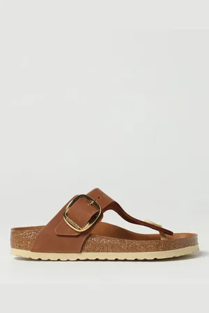 Birkenstock Sandalo Gizeh Big Buckle in pelle oliata