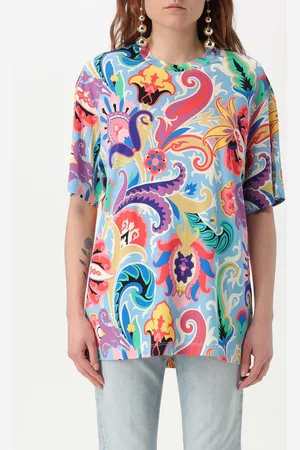 Etro T-shirt in viscosa stampata