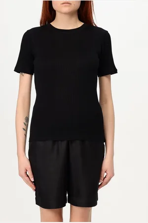 Loulou Studio T-shirt in cotone strutturato