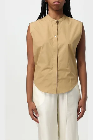 Loulou Studio Camicia smanicata in cotone