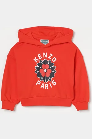 Kenzo Felpa con cappuccio e logo