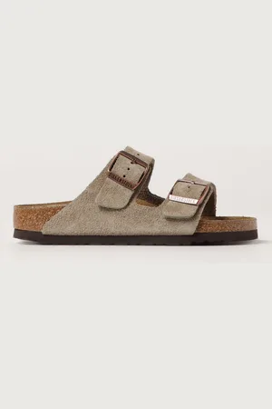 Birkenstock Sandalo Arizona in camoscio