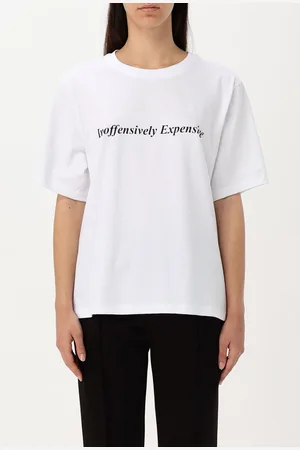 Victoria Beckham T-shirt con stampa slogan