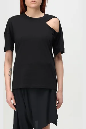 FEDERICA TOSI T-shirt cut-out in cotone