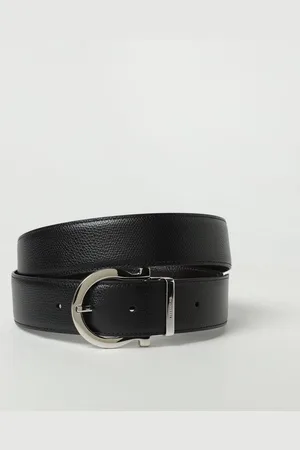 Salvatore Ferragamo Cintura reversibile in pelle a grana