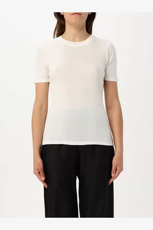 Loulou Studio T-shirt in cotone strutturato