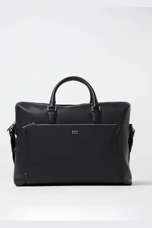HUGO BOSS Borsa da lavoro in pelle sintetica gommata
