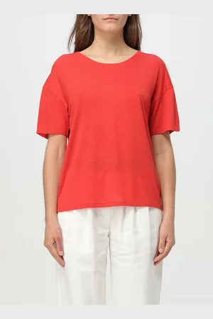 Loulou Studio T-shirt Ezra in viscosa e lana